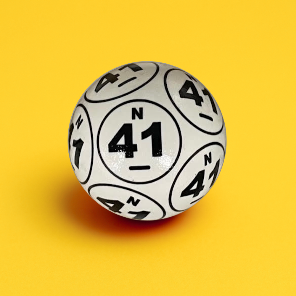 Set de bolas de bingo de 12 caras en color negro