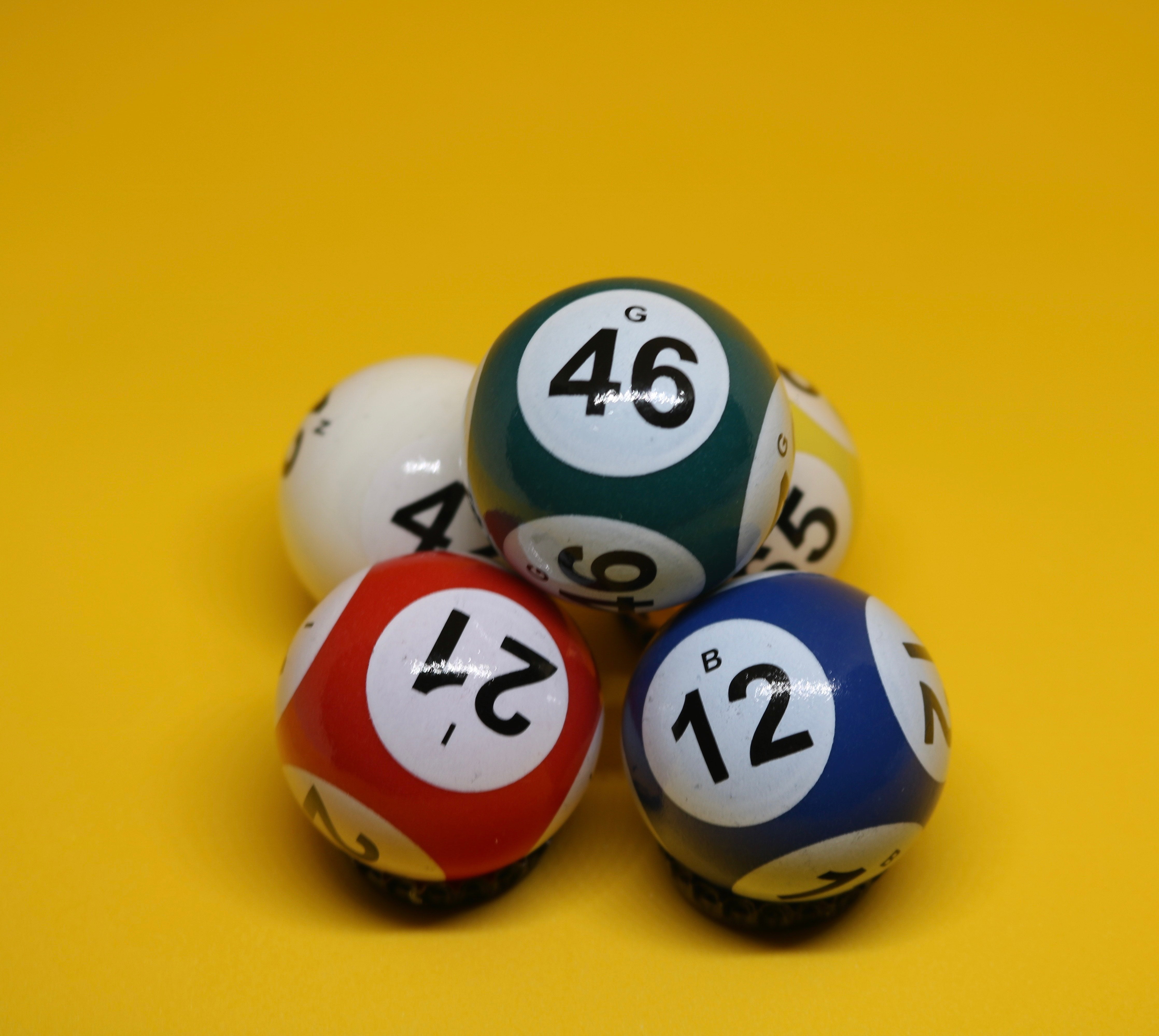 Set de bolas de bingo de 6 caras