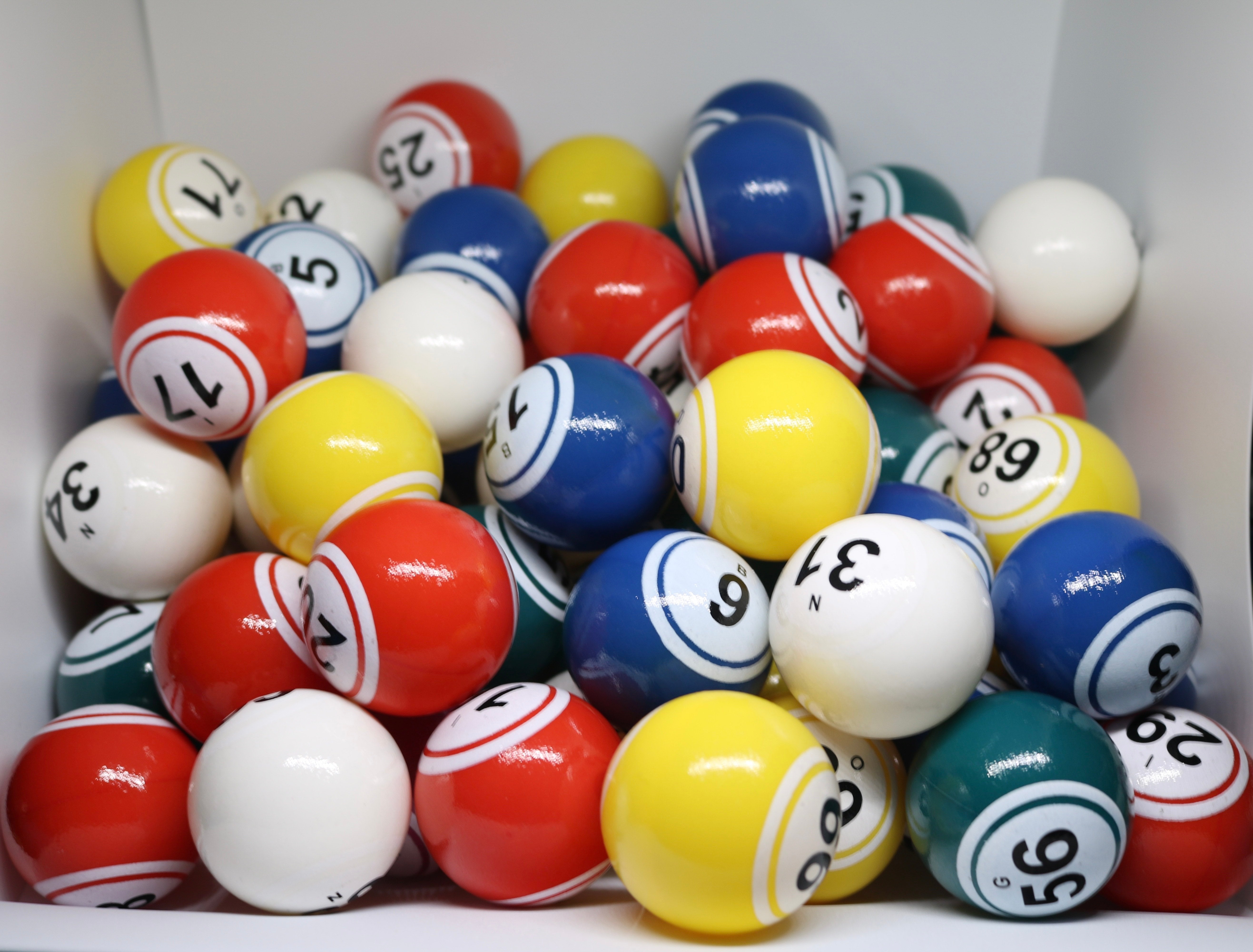 Set de bolas de bingo de 2 caras