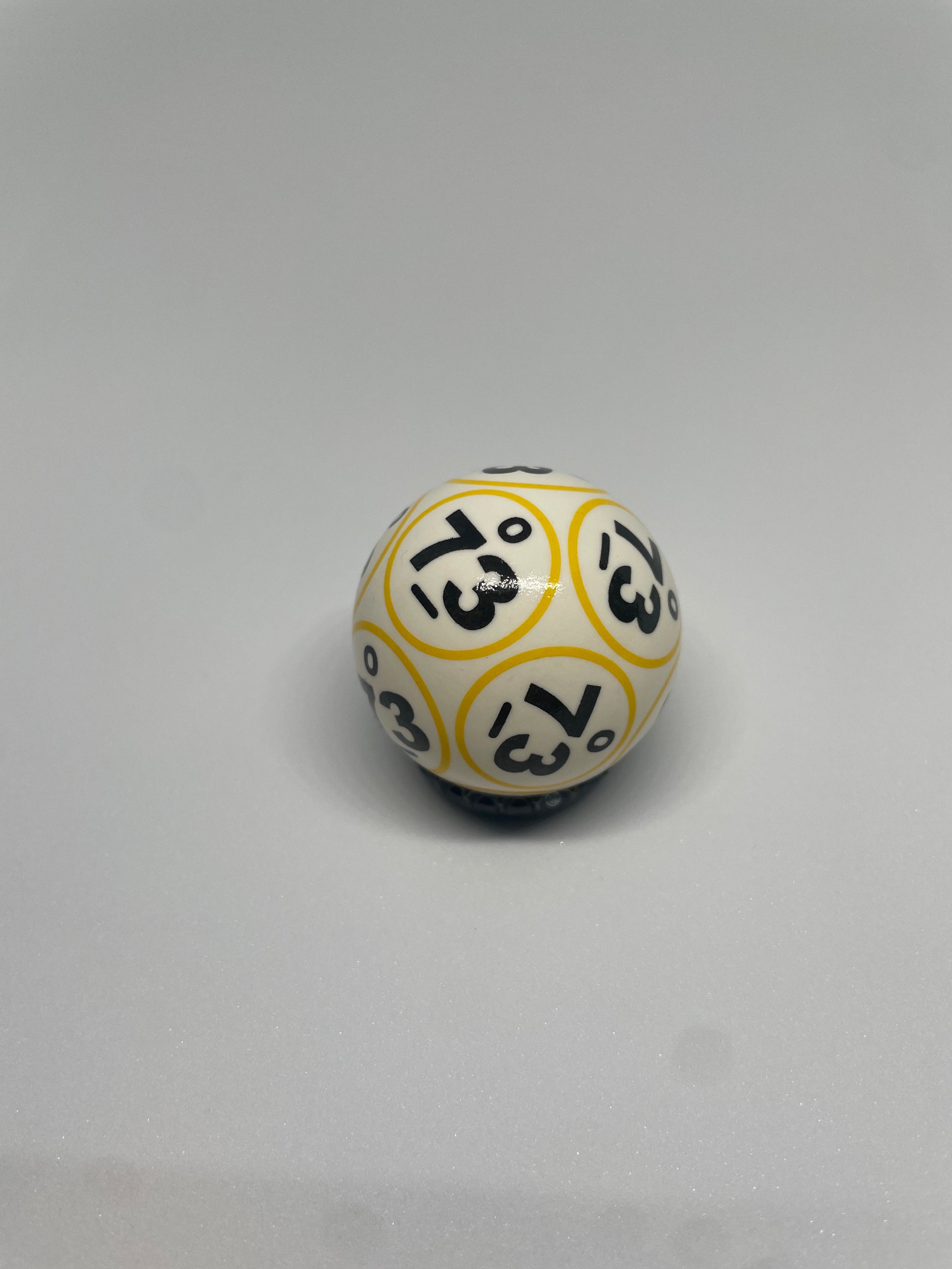 Set de bolas de bingo de 12 caras en dos colores