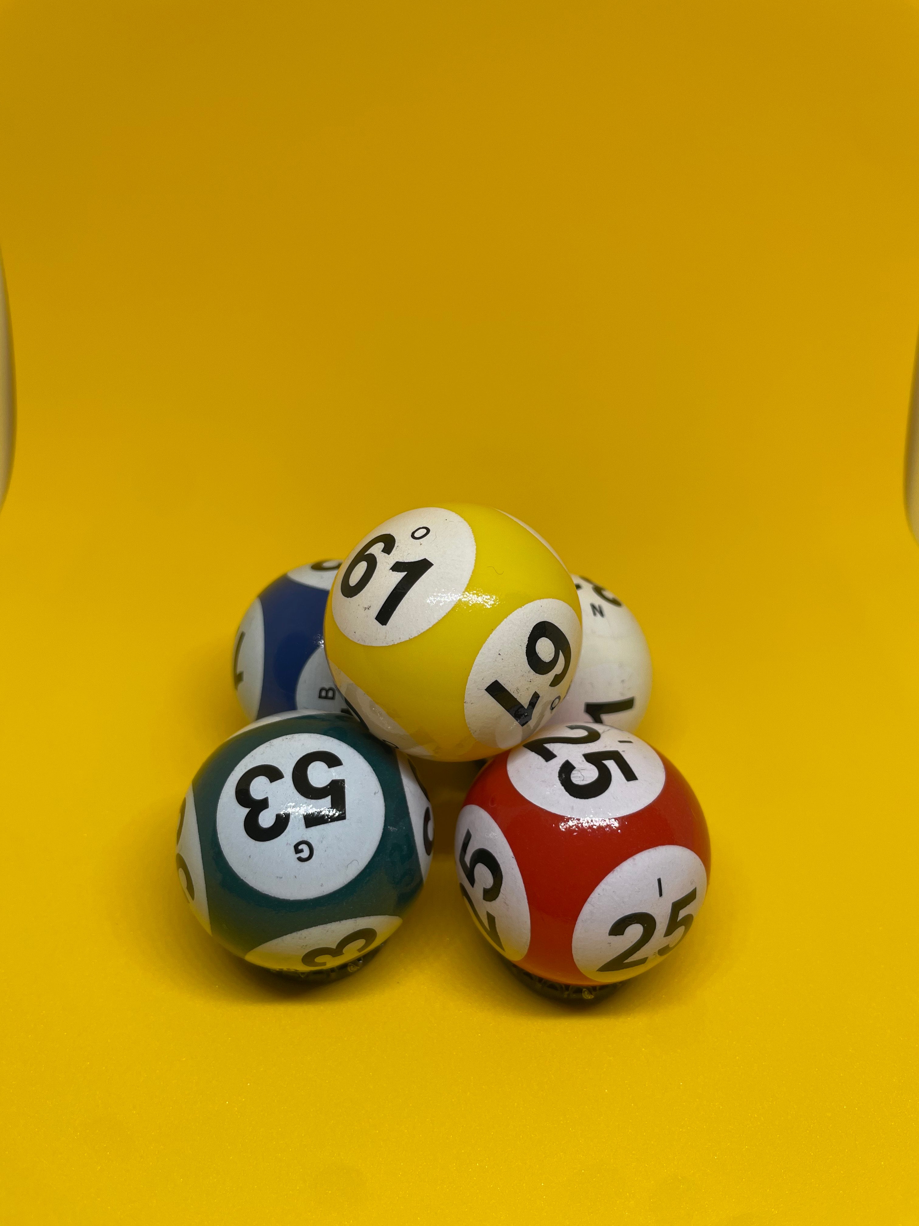 Set de bolas de bingo de 6 caras